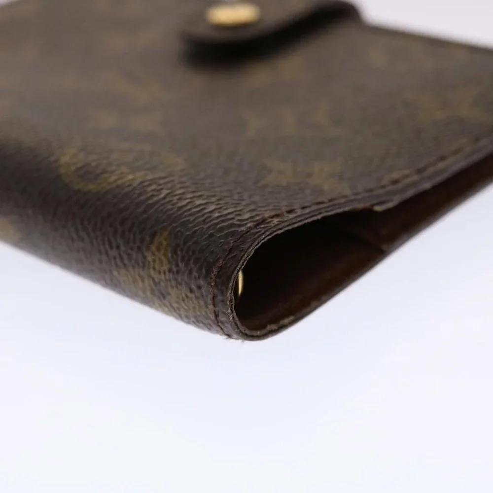 LOUIS VUITTON Monogram Agenda PM Day Planner Cover LV Auth